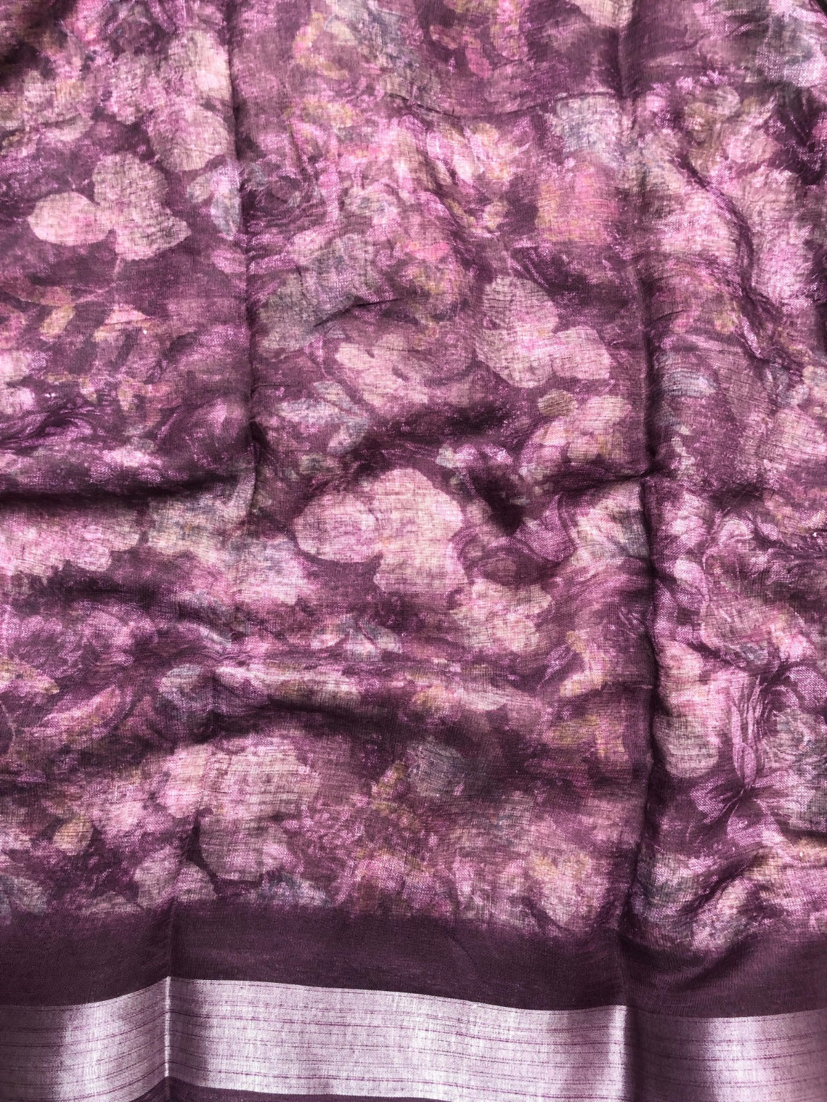 Lenin with floral designs