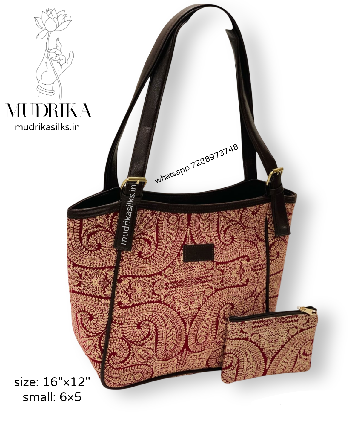 Mango print tote bag