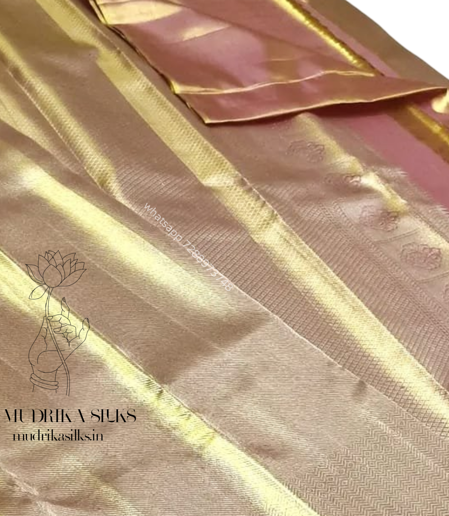 Tissue Kanchipattu silk saree for wedding