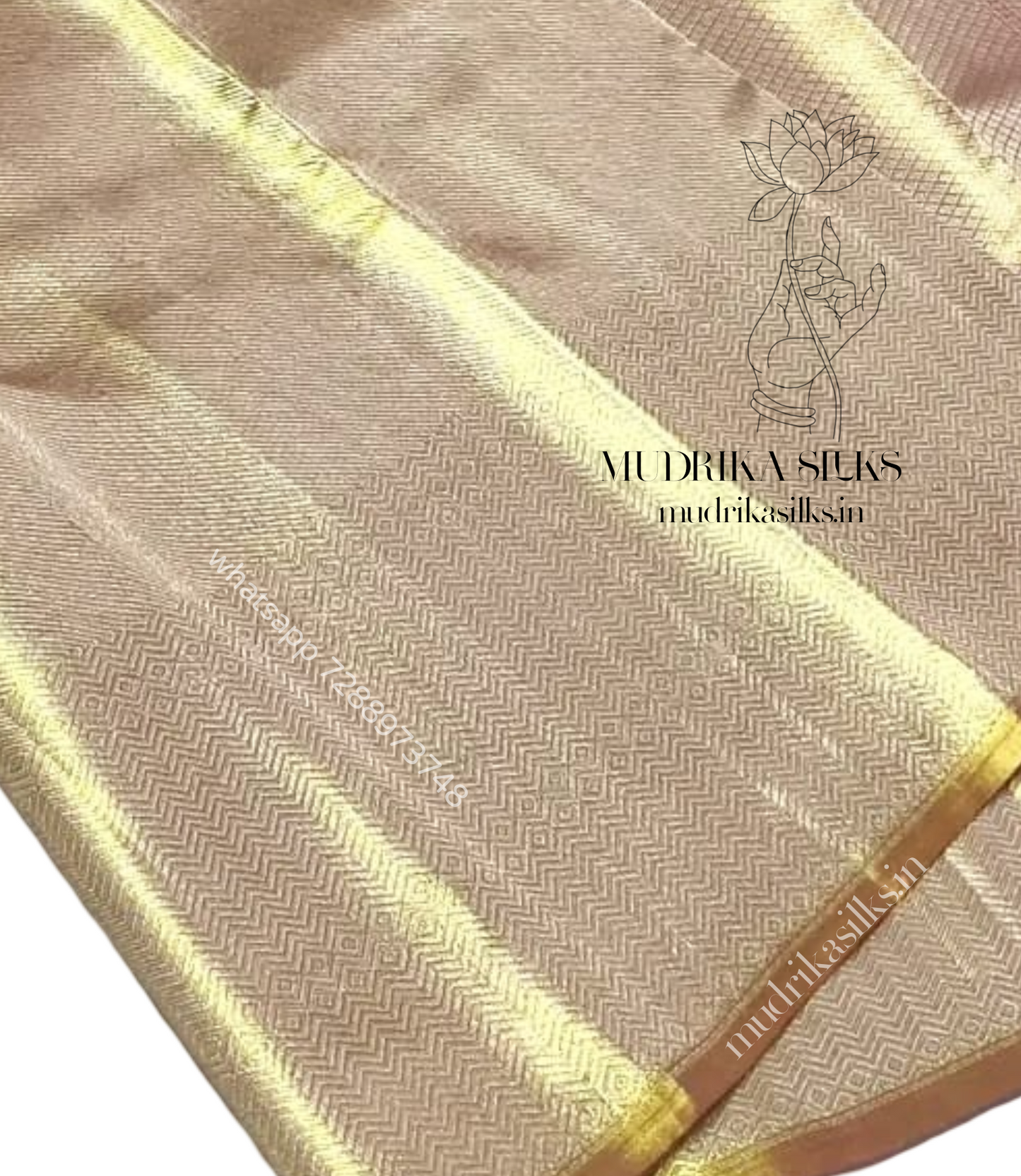 Tissue Kanchipattu silk saree for wedding