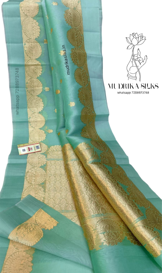 Benaras kora organza saree with blouse