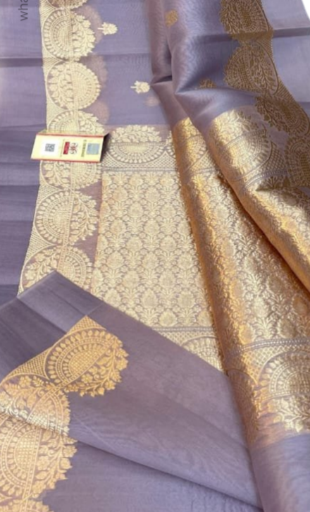 Benaras kora organza saree with blouse